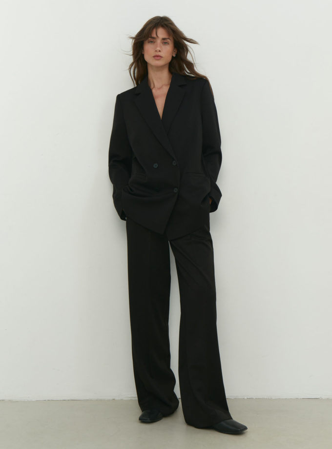 Жакет оверсайз чорний Modena TLA_0063000, фото 1 Жакет оверсайз чорний Modena TLA_0063000, фото 1 - в интернет магазине KAPSULA