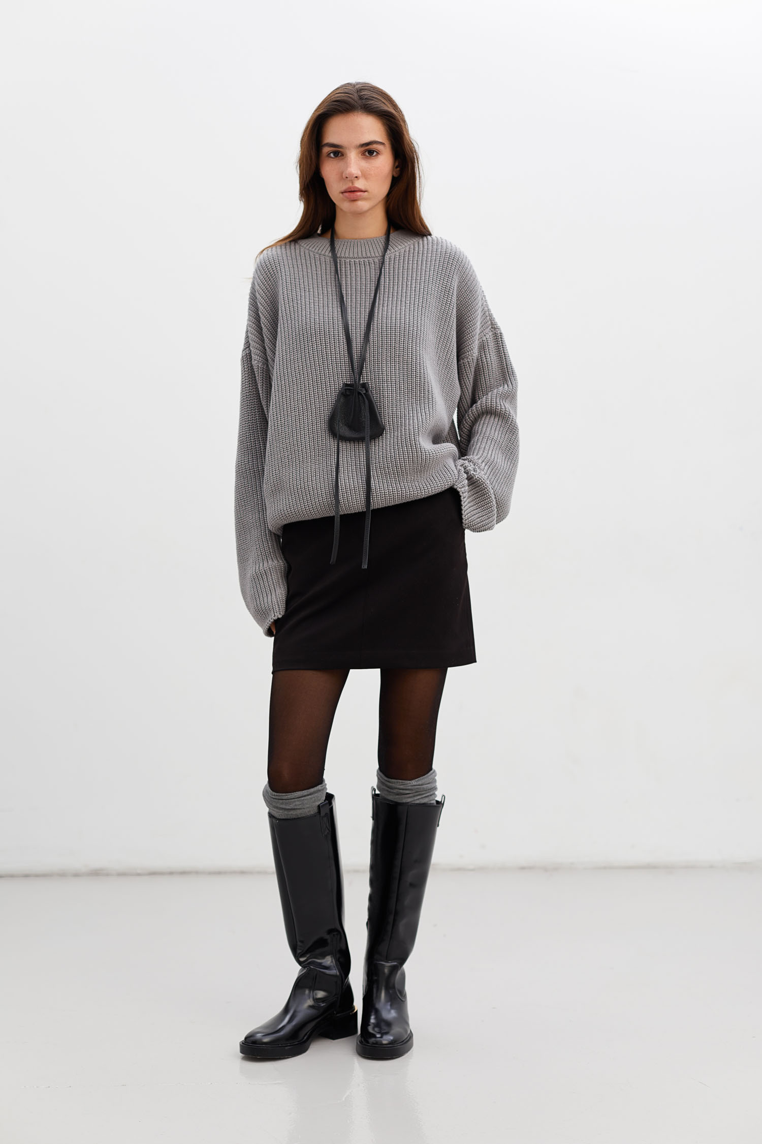 Светр оверсайз сірий TLA_0067739, фото 1 Светр оверсайз сірий TLA_0067739, фото 1 - в интернет магазине KAPSULA