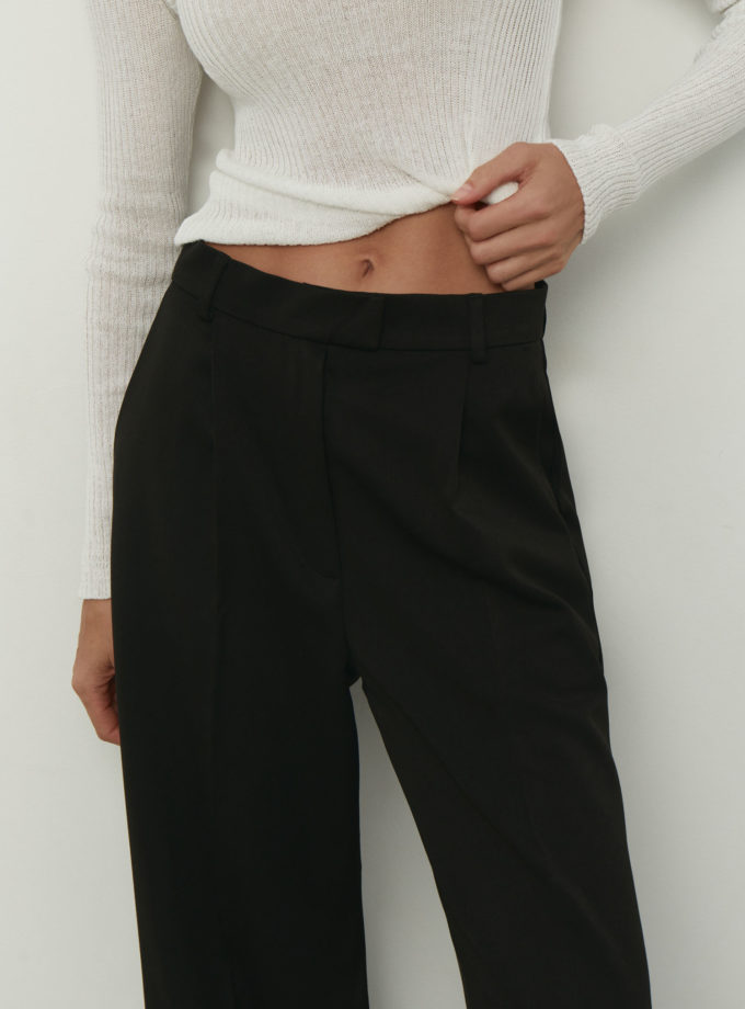 Брюки палаццо чорні Modena TLA_0067750, фото 1 Брюки палаццо чорні Modena TLA_0067750, фото 1 - в интернет магазине KAPSULA