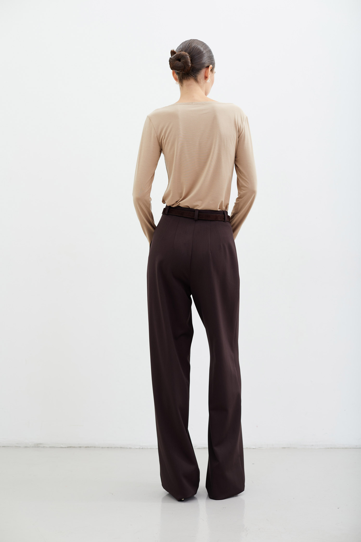 Брюки палаццо шоколадні Modena TLA_0069519, фото 1 Брюки палаццо шоколадні Modena TLA_0069519, фото 1 - в интернет магазине KAPSULA