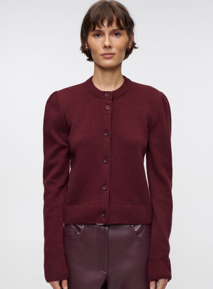 Кардиган Autumn Wine Wool IM_ATMN/WN/WL/CRDGN, фото 1 - в интернет магазине KAPSULA