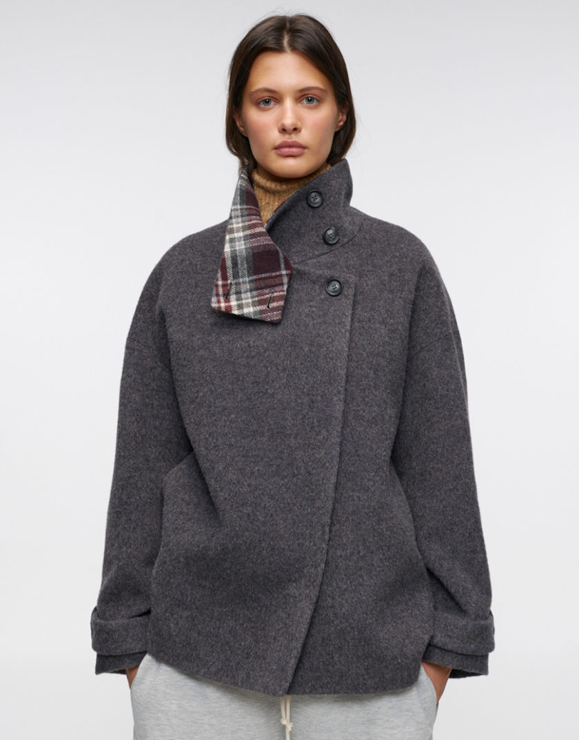 Пальто Misty Morning Stand Collar IM_MST/MRNNG/STND/CLLR/CT, фото 1 - в интернет магазине KAPSULA