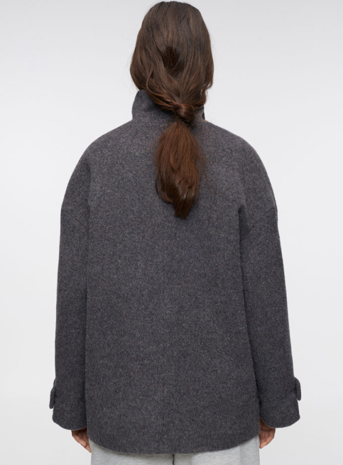 Пальто Misty Morning Stand Collar IM_MST/MRNNG/STND/CLLR/CT, фото 1 - в интернет магазине KAPSULA