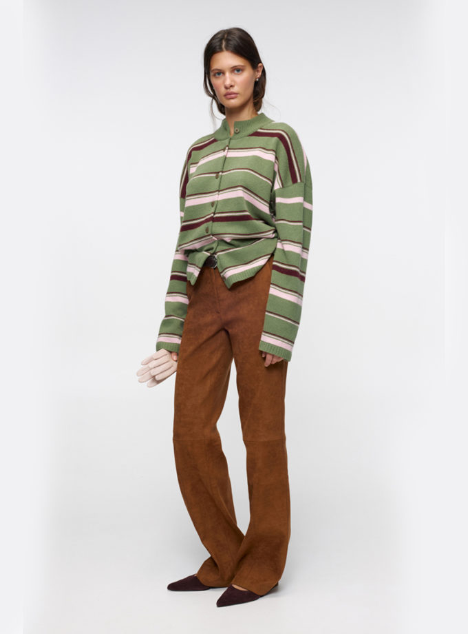 Брюки Cognac Suede IM_CGNC/SD/TRSRS, фото 1 - в интернет магазине KAPSULA