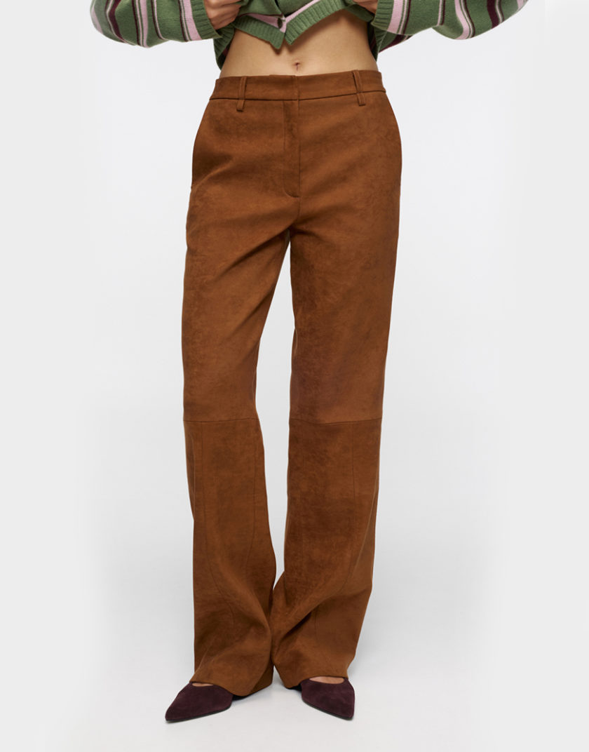 Брюки Cognac Suede IM_CGNC/SD/TRSRS, фото 1 - в интернет магазине KAPSULA