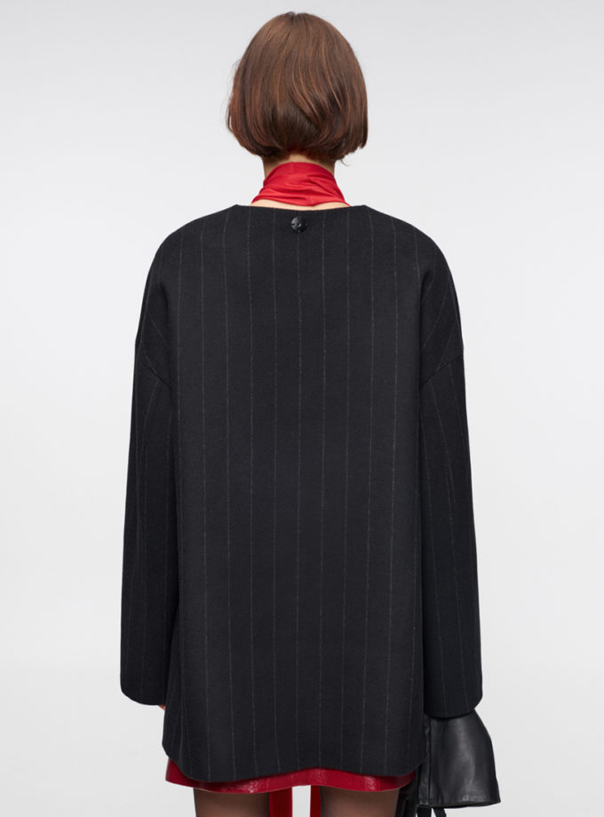 Пальто Eclipse Striped Cashmere IM_ECLPS/STRPD/CSHMR/CT, фото 1 - в интернет магазине KAPSULA