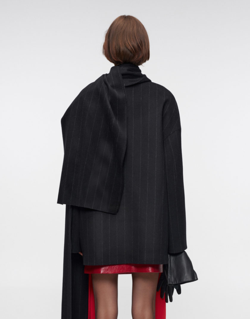 Пальто Eclipse Striped Cashmere IM_ECLPS/STRPD/CSHMR/CT, фото 1 - в интернет магазине KAPSULA