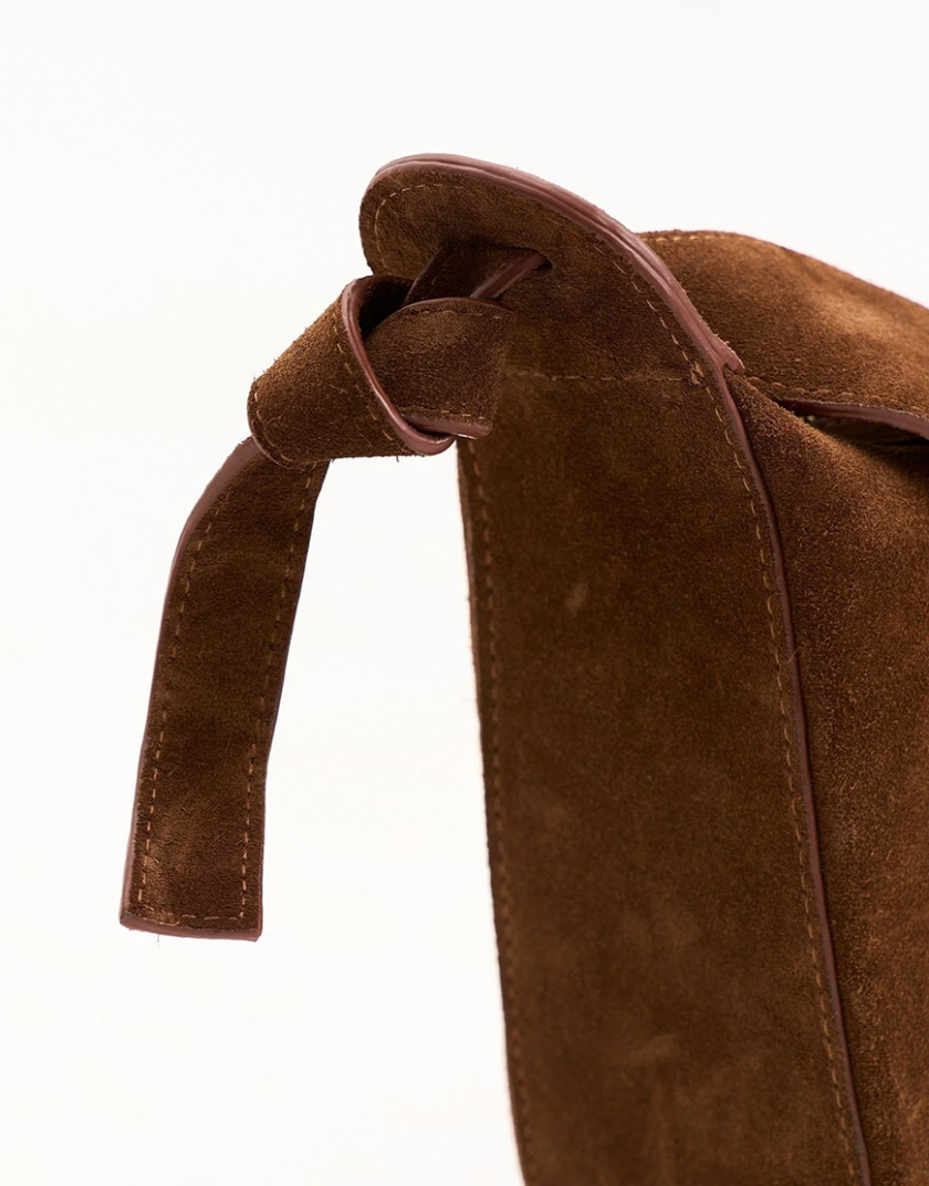Сумка замшева Etape Croissant Grande Chocolate Suede ETP_Croissant_Grande _Chocolate_Suede, фото 1 - в интернет магазине KAPSULA