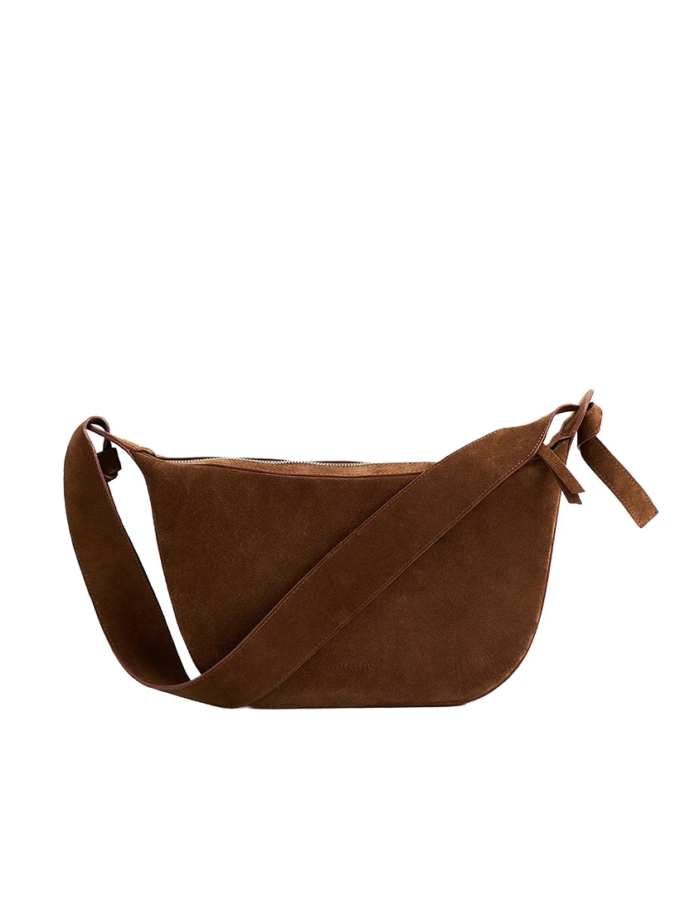 Сумка замшева Etape Croissant Grande Chocolate Suede ETP_Croissant_Grande _Chocolate_Suede, фото 1 - в интернет магазине KAPSULA