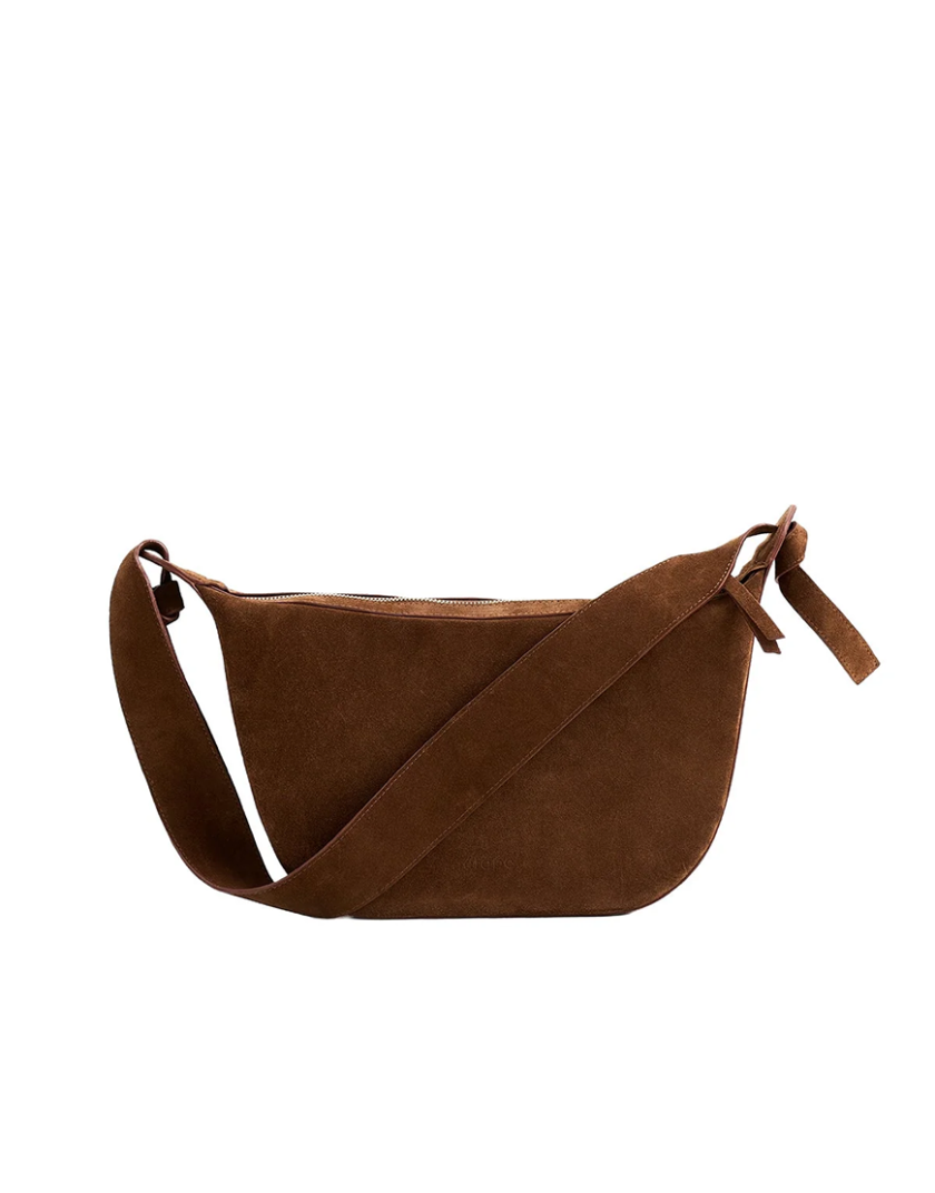 Сумка замшева Etape Croissant Grande Chocolate Suede ETP_Croissant_Grande _Chocolate_Suede, фото 1 - в интернет магазине KAPSULA