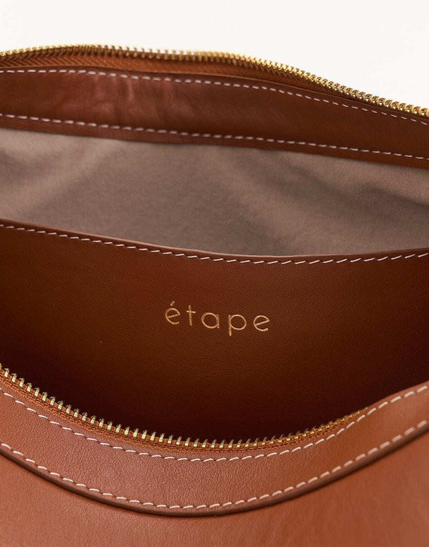Сумка Etape Croissant Grande Cognac Nappa ETP_Croissant_Grande_Cognac_Nappa, фото 1 - в интернет магазине KAPSULA