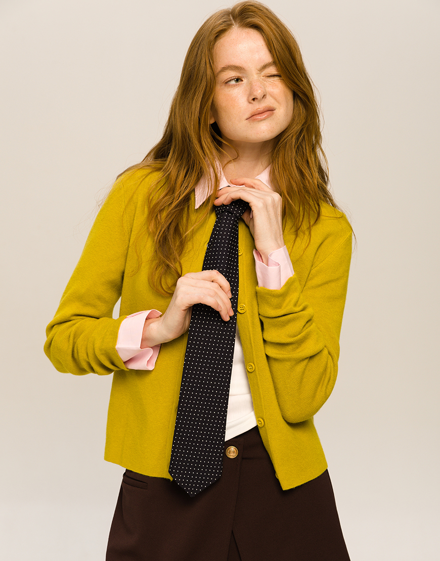 Краватка Unisex Polka White Dot Tie CRV_KS_SS42_42, фото 1 Краватка Unisex Polka White Dot Tie CRV_KS_SS42_42, фото 1 - в интернет магазине KAPSULA