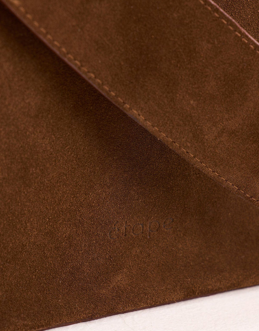 Сумка замшева Etape Croissant Grande Chocolate Suede ETP_Croissant_Grande _Chocolate_Suede, фото 1 - в интернет магазине KAPSULA