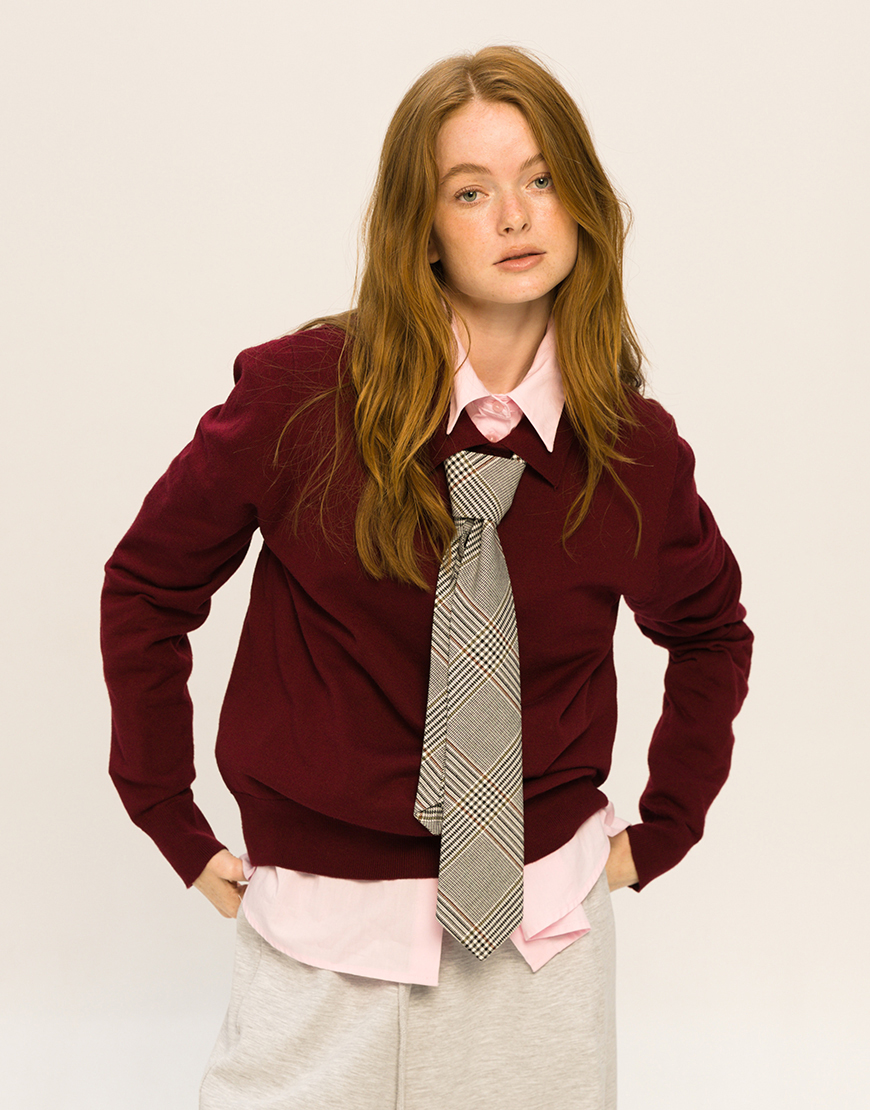 Краватка Unisex Gray with brown CRV_KS_SS42_39, фото 1 Краватка Unisex Gray with brown CRV_KS_SS42_39, фото 1 - в интернет магазине KAPSULA