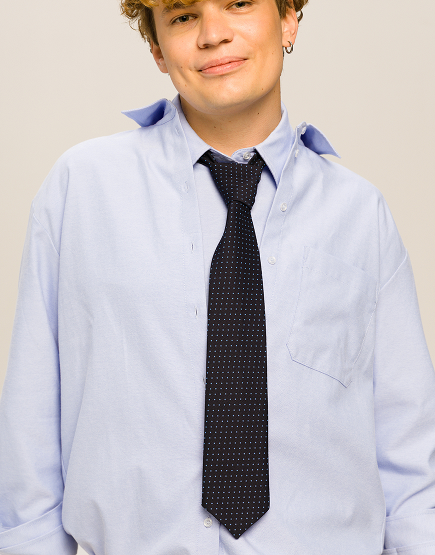 Краватка Unisex Polka Blue Dot Tie CRV_KS_SS42_43, фото 1 Краватка Unisex Polka Blue Dot Tie CRV_KS_SS42_43, фото 1 - в интернет магазине KAPSULA