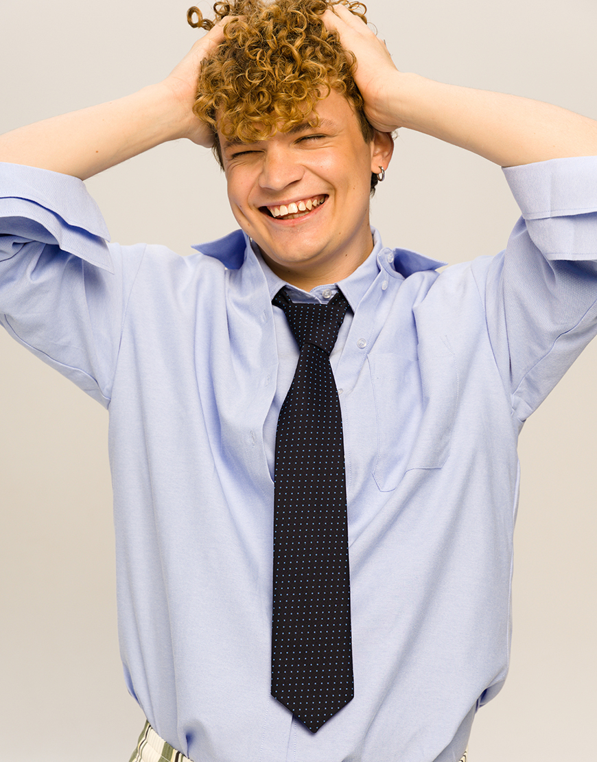 Краватка Unisex Polka Blue Dot Tie CRV_KS_SS42_43, фото 1 Краватка Unisex Polka Blue Dot Tie CRV_KS_SS42_43, фото 1 - в интернет магазине KAPSULA