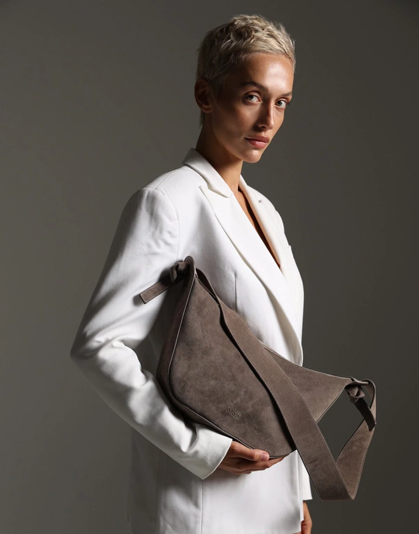 Сумка Etape Croissant Grande Truffle Suede ETP_Croissant_Grande_Truffle_Suede, фото 1 - в интернет магазине KAPSULA