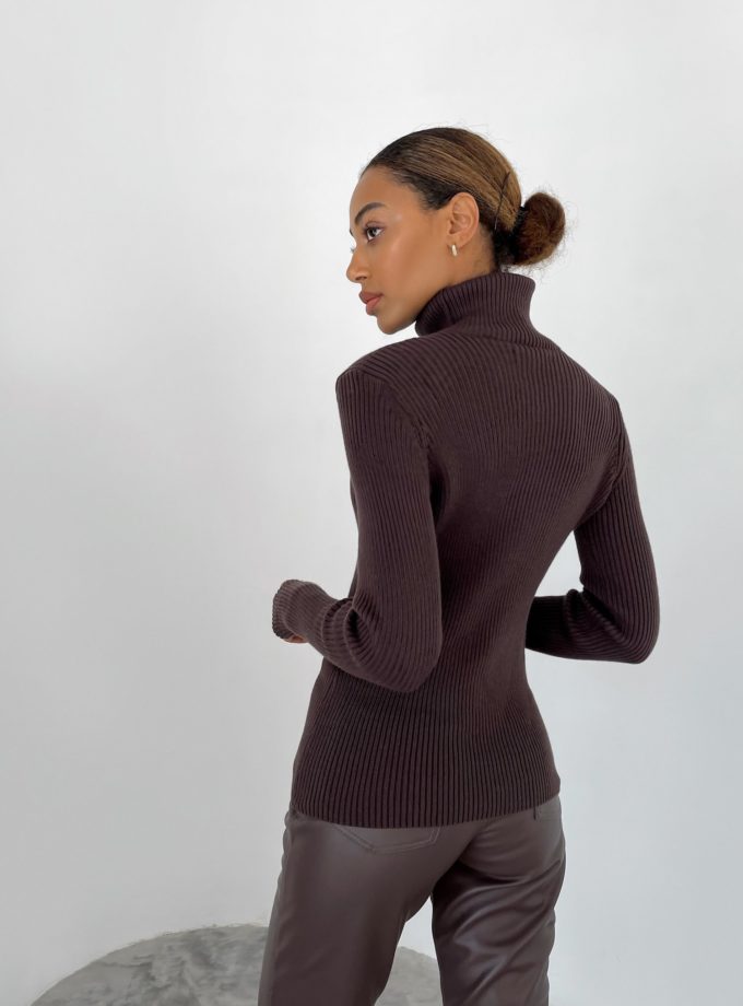 Водолазка шоколадна TLA_00003618, фото 1 - в интернет магазине KAPSULA