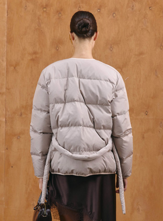 Пуховик Cicadidae бежевий MRCH_A2025-1b, фото 1 - в интернет магазине KAPSULA