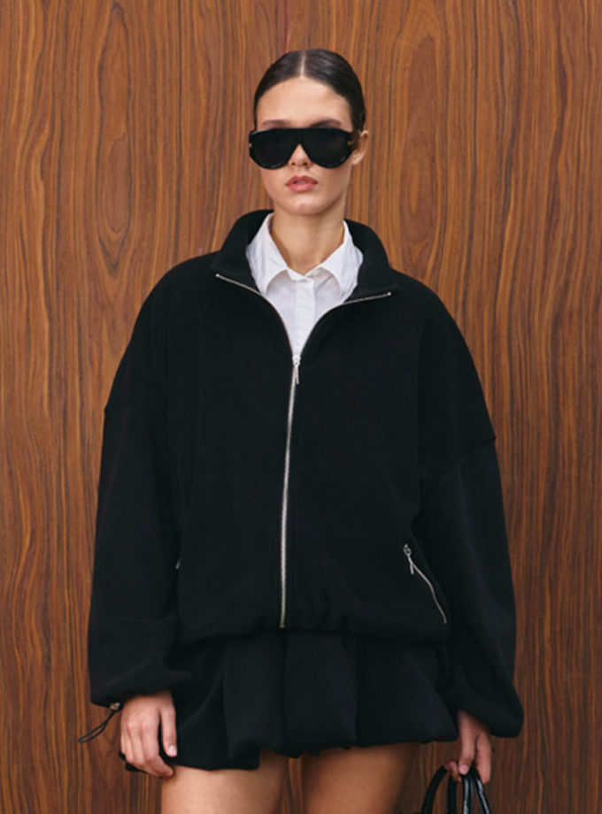 Толстовка Crazy Cat чорна MRCH_A2025-4bl, фото 1 - в интернет магазине KAPSULA