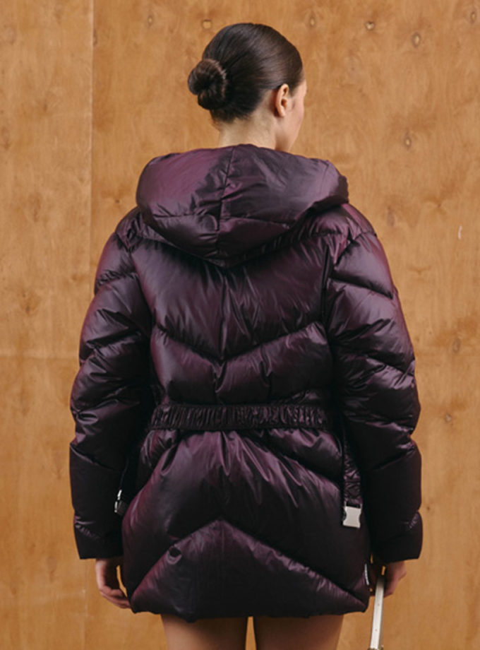 Пуховик Leia бургунді MRCH_A2025-5burg, фото 1 - в интернет магазине KAPSULA