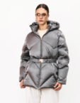 Пуховик Leia сірий MRCH_A2025-5gr, фото 1 - в интернет магазине KAPSULA