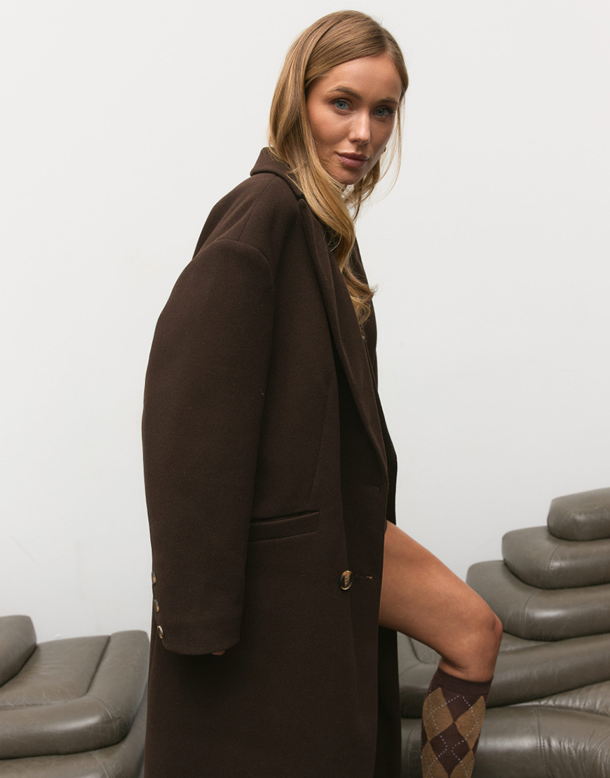 Пальто двобортне TWC_TW250710091, фото 1 Пальто двобортне TWC_TW250710091, фото 1 - в интернет магазине KAPSULA