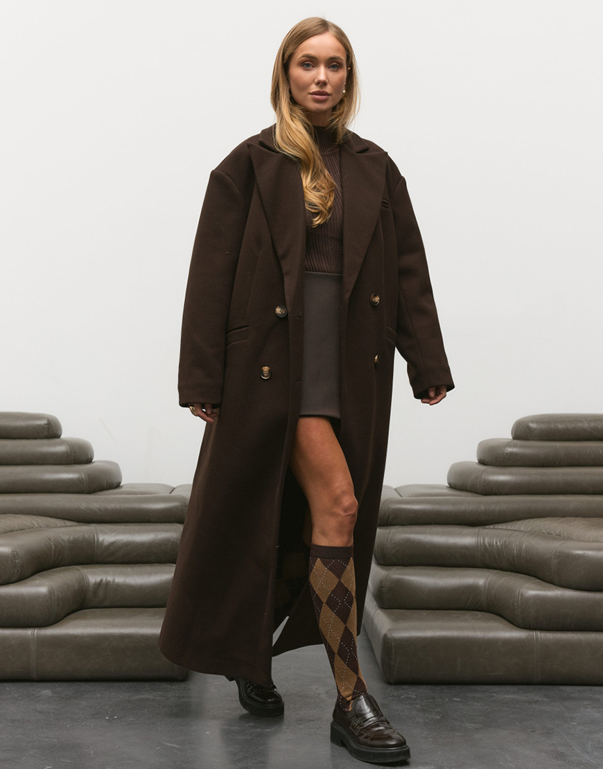 Пальто двобортне TWC_TW250710091, фото 1 Пальто двобортне TWC_TW250710091, фото 1 - в интернет магазине KAPSULA