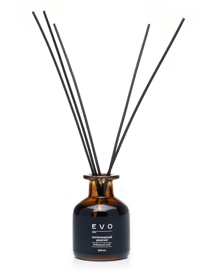 Парфумований дифузор Імбирний хліб 150 мл EVO derm EVO_4820289951154, фото 1 - в интернет магазине KAPSULA