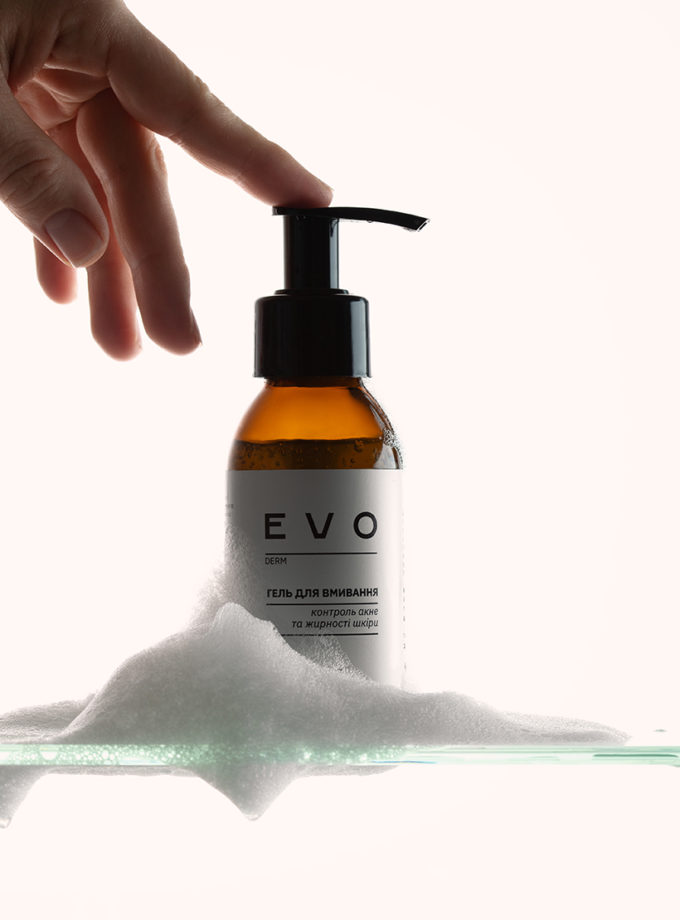 Гель для вмивання контроль акне та жирності шкіри EVO_4820289950522, фото 1 - в интернет магазине KAPSULA