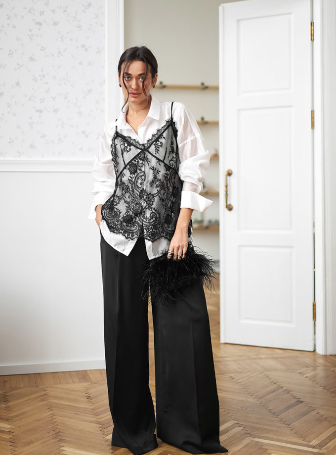 Шовкові брюки-палаццо GD_HC26_51, фото 1 Шовкові брюки-палаццо GD_HC26_51, фото 1 - в интернет магазине KAPSULA