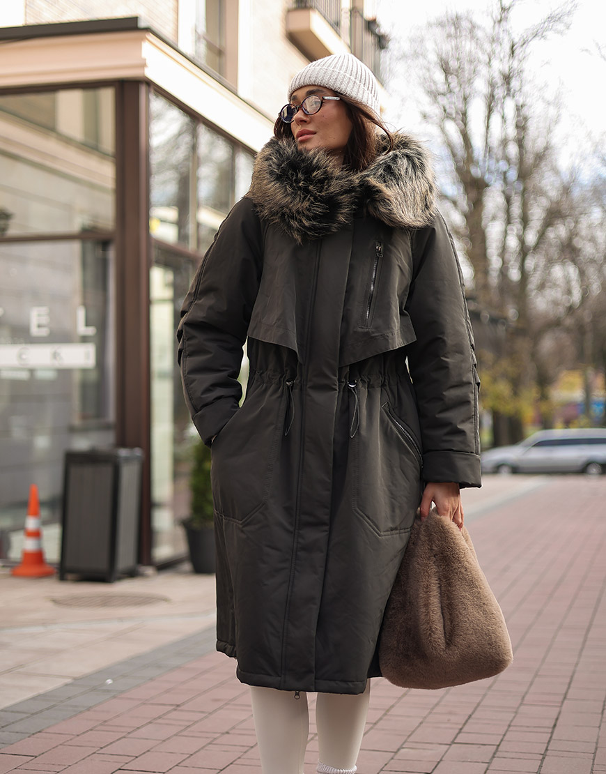 IMG_2055 Зимовий тренч зелений GET DRESSED. (GD_WS25_52) - фото 3