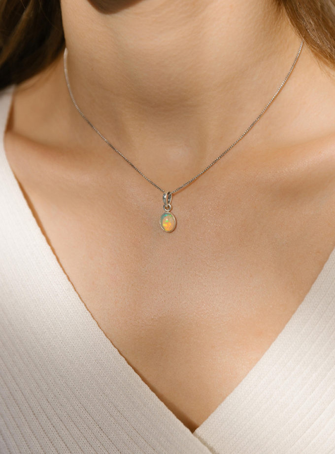 Кольє Fire Opal SS_SSN051, фото 1 Кольє Fire Opal SS_SSN051, фото 1 - в интернет магазине KAPSULA