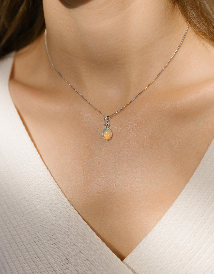 Кольє Fire Opal SS_SSN051, фото 1 Кольє Fire Opal SS_SSN051, фото 1 - в интернет магазине KAPSULA