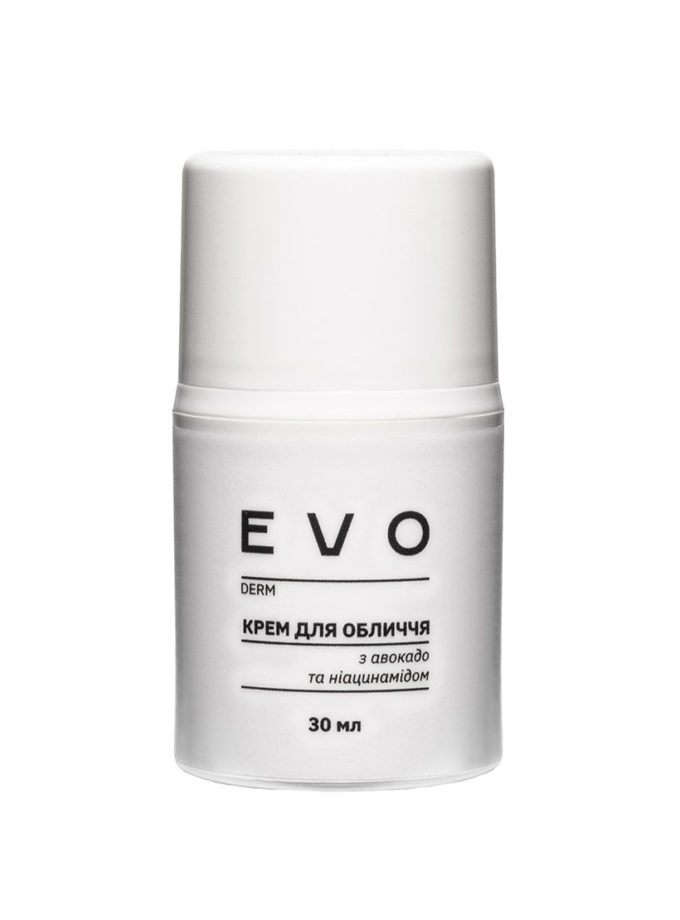 Крем для обличчя з авокадо та ніацинамідом EVO derm EVO_4820289950713, фото 1 - в интернет магазине KAPSULA