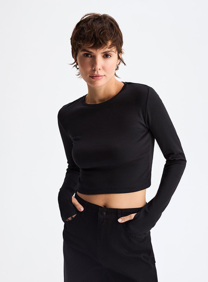 Лонг Skin чорний MV_a25-313-002, фото 1 - в интернет магазине KAPSULA