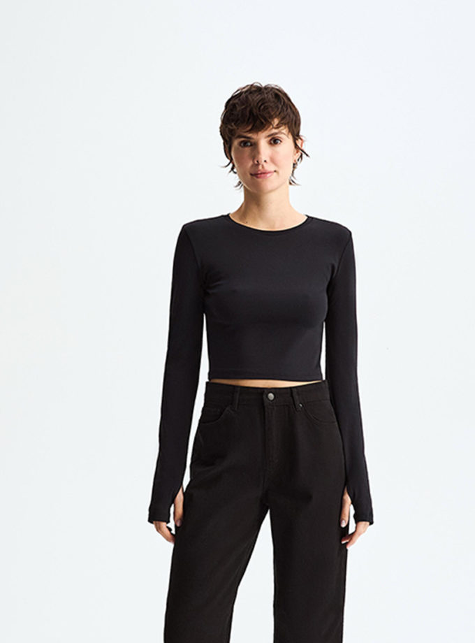 Лонг Skin чорний MV_a25-313-002, фото 1 - в интернет магазине KAPSULA