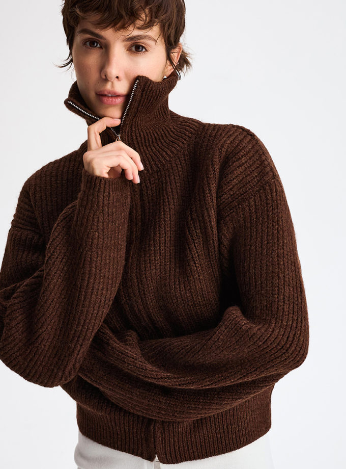 Светр Mist коричневий MV_a25-310-003, фото 1 Светр Mist коричневий MV_a25-310-003, фото 1 - в интернет магазине KAPSULA