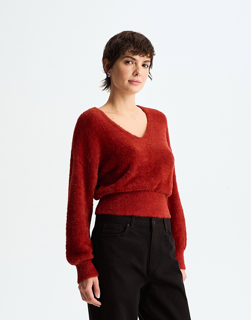 Светр Glow червоний MV_a25-312-001, фото 1 Светр Glow червоний MV_a25-312-001, фото 1 - в интернет магазине KAPSULA