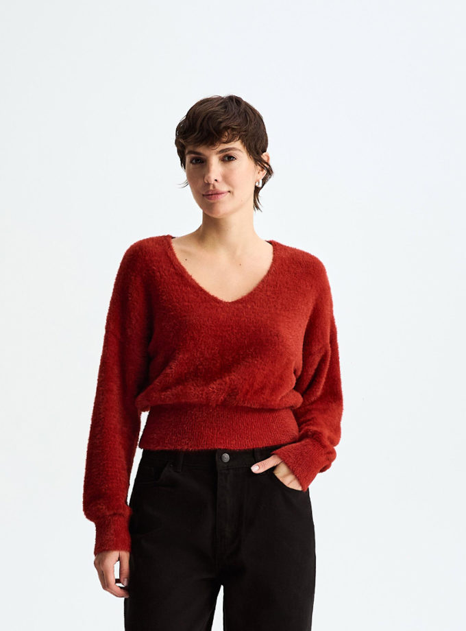 Светр Glow червоний MV_a25-312-001, фото 1 Светр Glow червоний MV_a25-312-001, фото 1 - в интернет магазине KAPSULA