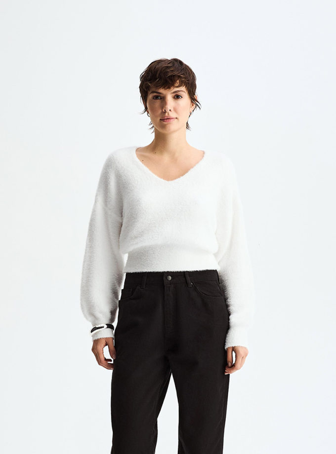 Светр Glow білий MV_a25-312-004, фото 1 - в интернет магазине KAPSULA