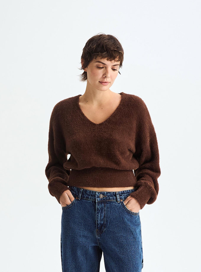 Светр Glow коричневий MV_a25-312-003, фото 1 Светр Glow коричневий MV_a25-312-003, фото 1 - в интернет магазине KAPSULA