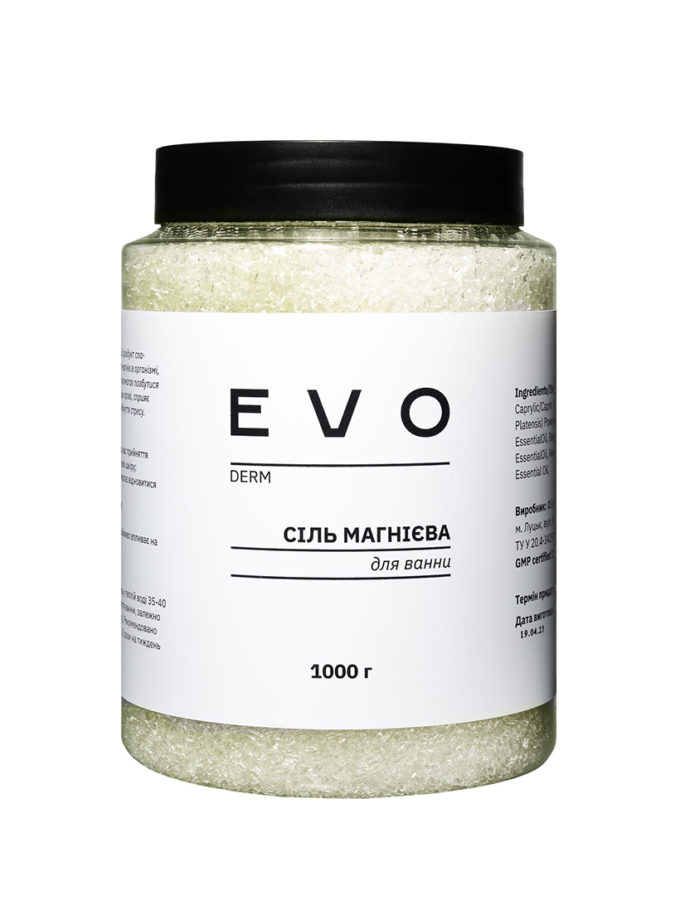 Магнієва сіль для ванни EVO derm EVO_4820289950454, фото 1 - в интернет магазине KAPSULA