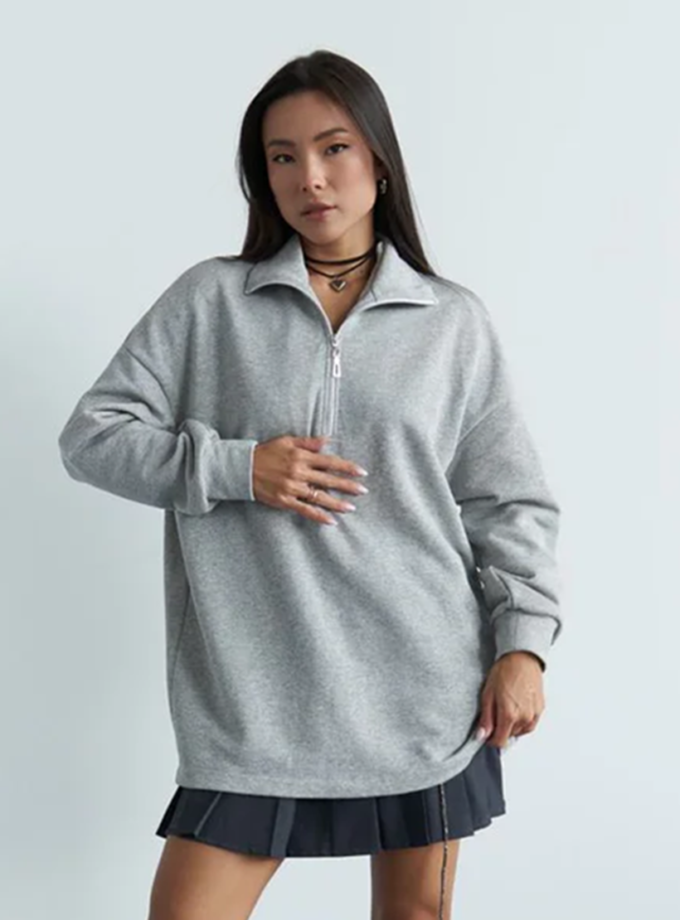 Худі двунитка люрекс сірий Ambtn_30, фото 1 Худі двунитка люрекс сірий Ambtn_30, фото 1 - в интернет магазине KAPSULA