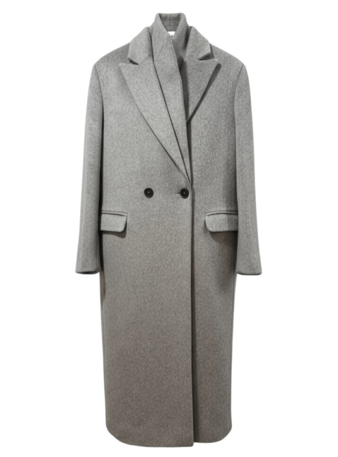 Вовняне пальто сіре AV_OLGA_01, фото 1 - в интернет магазине KAPSULA