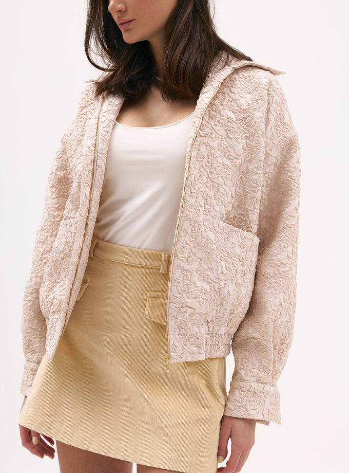 Бомбер з жакарду XM_Monet_25_35, фото 1 - в интернет магазине KAPSULA