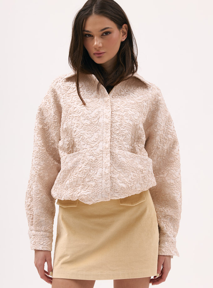 Бомбер з жакарду XM_Monet_25_35, фото 1 - в интернет магазине KAPSULA