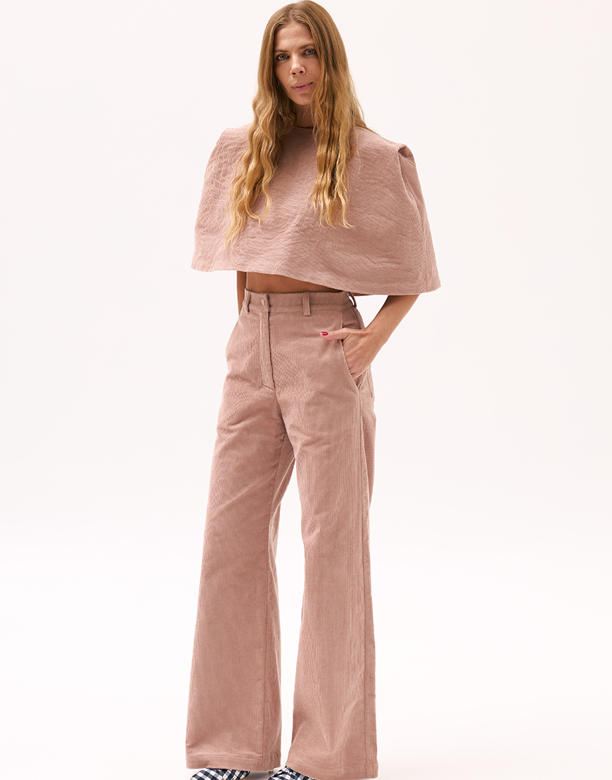 Рожеві штани з вельвету XM_Monet_22_35, фото 1 Рожеві штани з вельвету XM_Monet_22_35, фото 1 - в интернет магазине KAPSULA