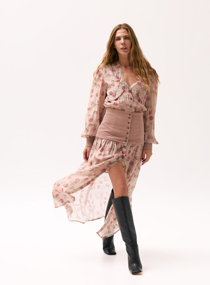 Максі сукня в троянди XM_Monet_16_35, фото 1 Максі сукня в троянди XM_Monet_16_35, фото 1 - в интернет магазине KAPSULA