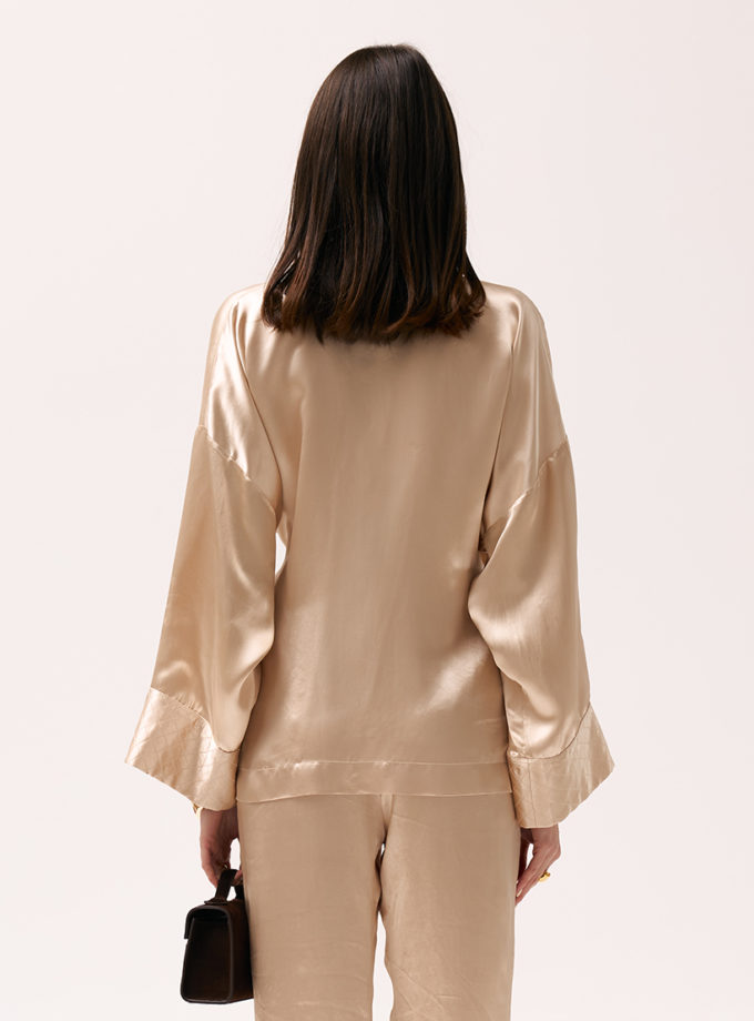 Блуза-кімоно з атласу XM_Monet_12_35, фото 1 Блуза-кімоно з атласу XM_Monet_12_35, фото 1 - в интернет магазине KAPSULA